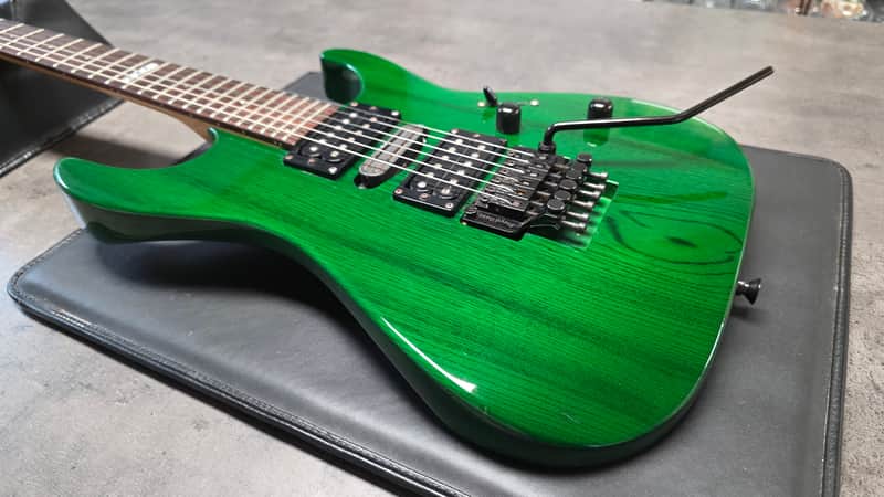 ESP M-III Mirage Green Ash HSH FR Floyd Rose Super Strat MIJ Japan MIII M3 Horizon image 1