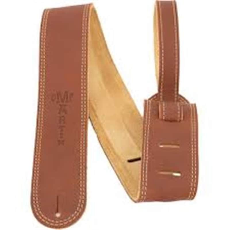 Martin Ball Glove Leather Guitar Strap, Brown image 1
