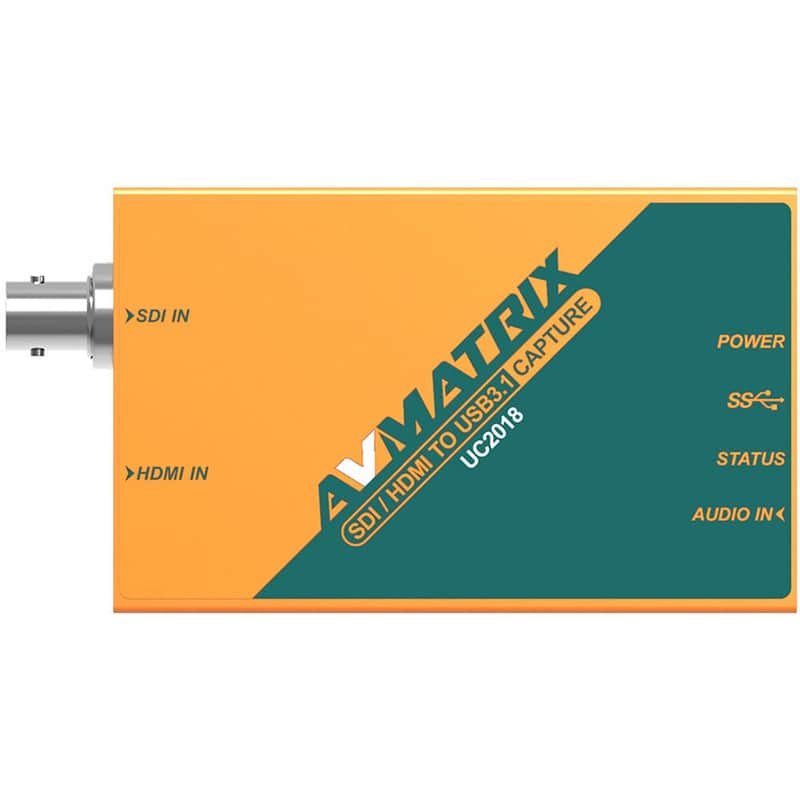 AVMatrix UC2018 HDMI/SDI to USB3.1 TYPE-C Uncompressed Video Capture image 1