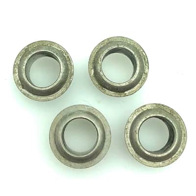 Lot of 4 Vintage Fender? Deluxe Tuner Bushings - Nickel image 2