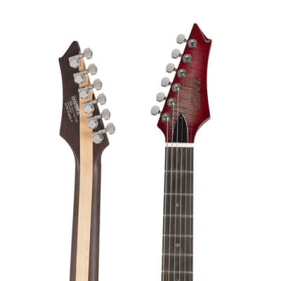 Cort X700 Duality II Electric Guitar in Lava Burst image 5
