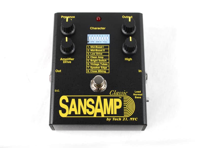 Used Tech 21 SA1 SansAmp Classic Tube Amp Emulator Guitar Effects Pedal image 1