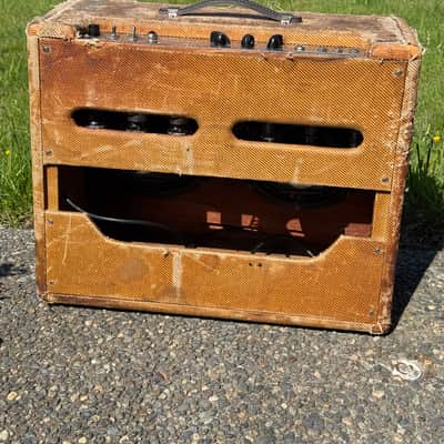 Immagine 1954-1955 Fender Super 5D4 - Tweed, Mini Twin - 2