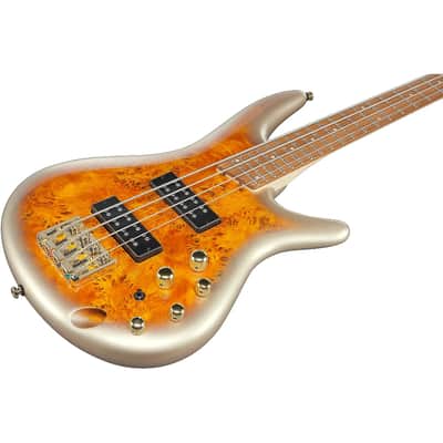 Ibanez SR400EPBDX SR Standard 4-String Bass Guitar Mars Gold Metallic Burst image 6