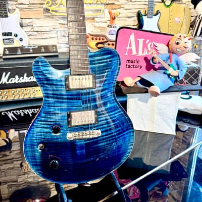 Nik Huber DOLPHIN CUSTOM LEFTY Super Flame Top Curly Mahogany  BRAZILIAN ROSEWOOD ( 2010) image 2