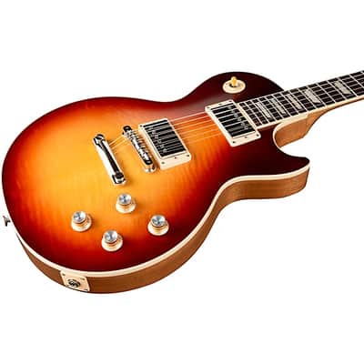 Gibson Les Paul Standard 60s Faded Electric Guitar with Hard Shell Case - Vintage Bourbon Burst - LPS6F01FBNH image 5