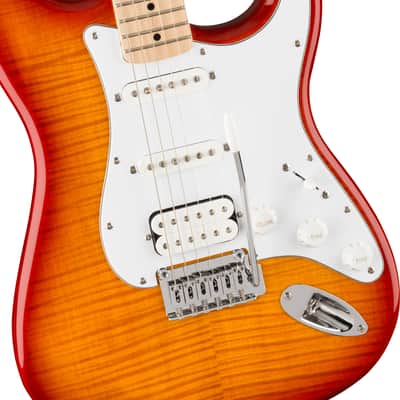 Squier Affinity Series Stratocaster FMT HSS - Sienna Sunburst (Mint Demo Unit) image 4