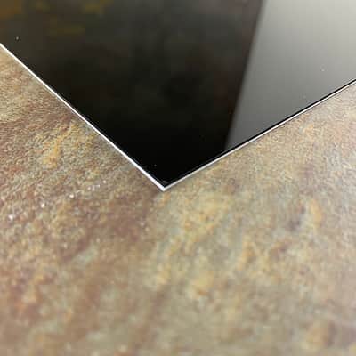 Pickguard Sheet Blank – 2 Ply Black – 300x195mm (11.81" x 7.68") – ACB2-08 image 2