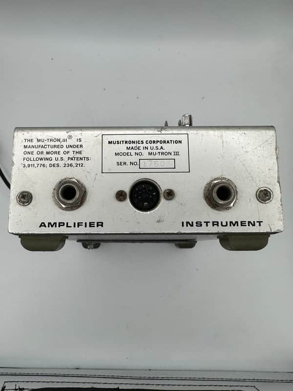 70’s MU-TRON III Mu-Tron Mutron III | Reverb