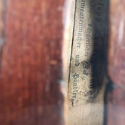 Antique Francois Barzoni 3/4 size Violin 1900-1920 image 10