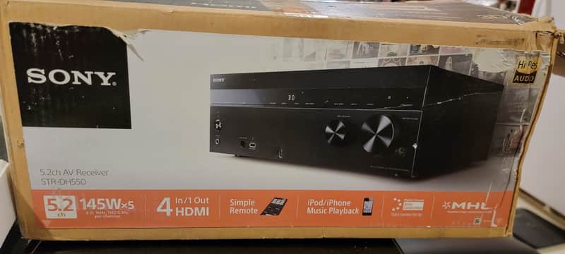 Sony STR-DH550  Receiver in Original Box image 1