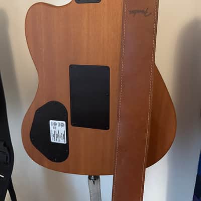 Fender American Acoustasonic Jazzmaster All-Mahogany 2022 - Present - Natural image 4