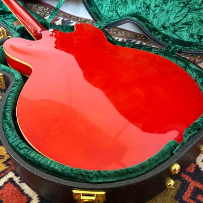 1982 Tokai ES100R Vintage Semi-Hollow ES Guitar Watermelon Long Guard, Japan image 10
