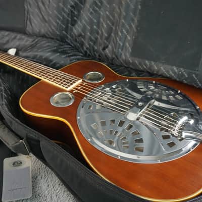Suzuki Round Neck Resonator Style Acoustic Guitar w/ Gig Bag Japan image 25