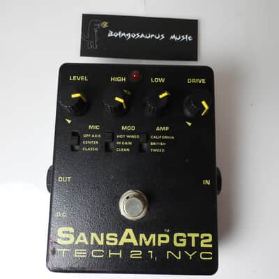Tech 21 Sansamp GT2 Amp Modeler Overdrive Effects Pedal Free USA Shipping image 1
