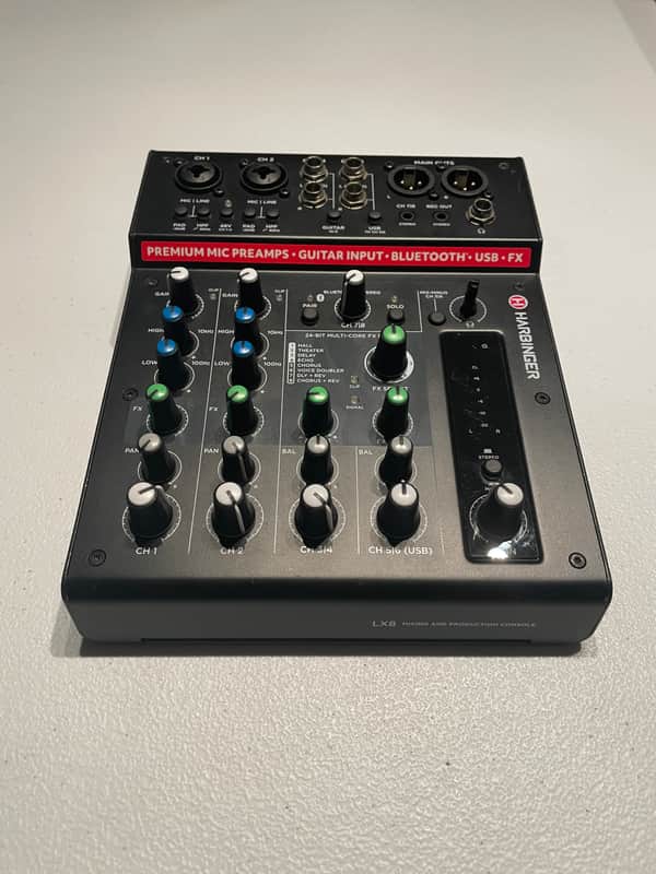 Harbinger LVL LX8 8-Channel Analog Audio Mixer Working No Power Supply image 1