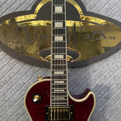 Epiphone Alex Lifeson Les Paul Custom Axcess Ruby SkunkWerx Premier Collection image 5