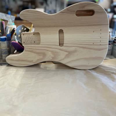 Madlad Instruments Ash  Vintage '51 Precision Bass PBass Style Body (custom made with pride in north Texas) - Unfinished image 3