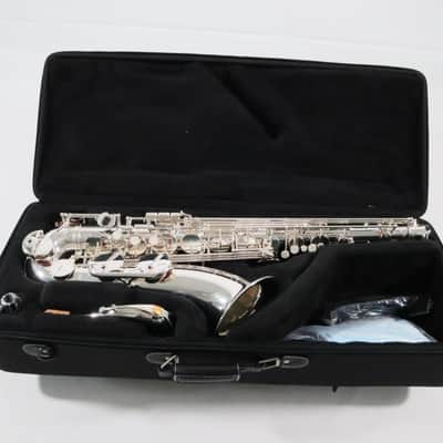 Yamaha YTS-62IIIS Professional Tenor sax with extra Custom V neck - Silver-Plated image 1