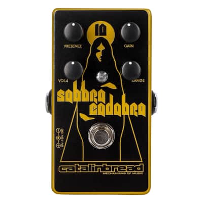 Catalinbread Sabbra Cadabra 10th Anniversary Overdrive Pedal - Yellow image 1