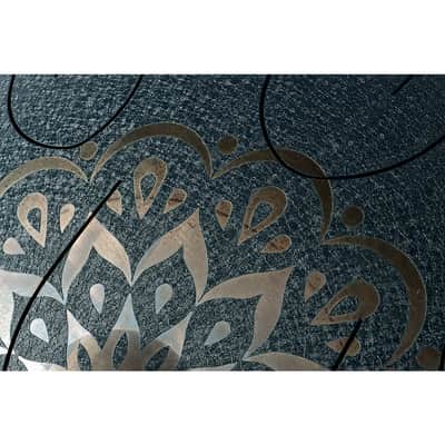 Immagine MEINL Sonic Energy 16" Engraved Octave Steel Tongue Drum, Navy Blue Regular - 3