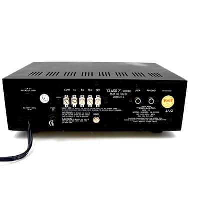 Vintage Realistic MPA-20 Solid State P.A. Amplifier 120V / 12V Mic Preamp Portable image 10