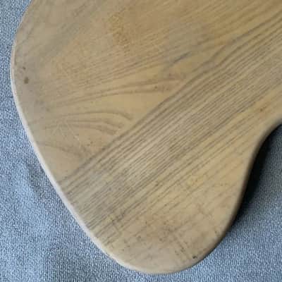 Lefty Ash Wood 4 String Jazz Bass Style Body DIY Project image 10