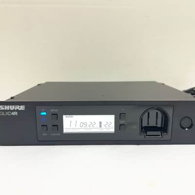Shure GLXD4R Z2 GLXD14R Wireless Rackmountable Rack Ear Mount Receiver with PS43US Power Supply for GLXD GLXD1 GLX-D GLXD4=-Z2 Vocal Mic Guitar Instrument Advanced Digital Wireless Systems Band 2400-2483.5MHz for GLXD24R GLXD14 SM58 B58 Beta 58 B87A image 6