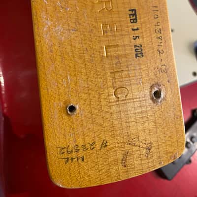 FENDER 62 Jazz Bass Relic Custom Shop 2012 Candy Apple Red image 19