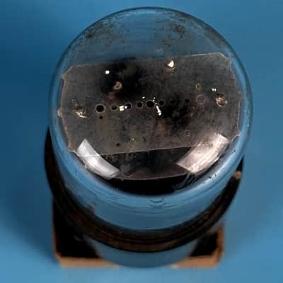 1957 General Electric 6SN7GT Vintage Black Plated Vacuum Tube! T580 image 6
