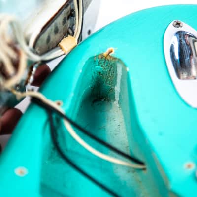 1965 Fender Stratocaster Surf Green Owned by Brian Setzer image 11