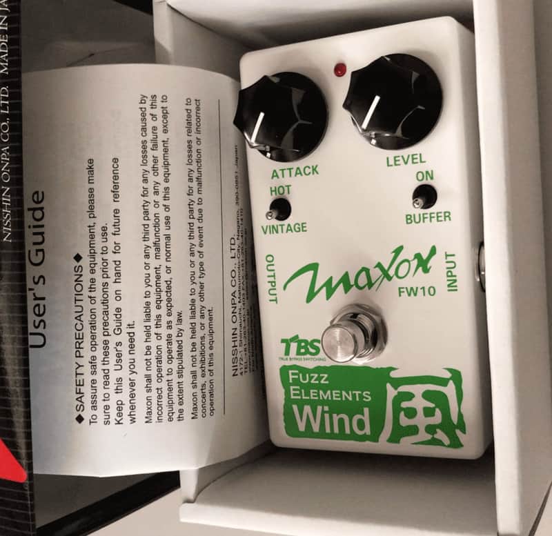 Maxon FW10 Fuzz Elements Wind Pedal image 1