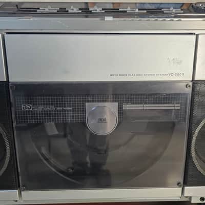 Sharp VZ-2000 Super Rare Vintage 1980 Vinyl Cassette Boombox Serviced Warranty image 6