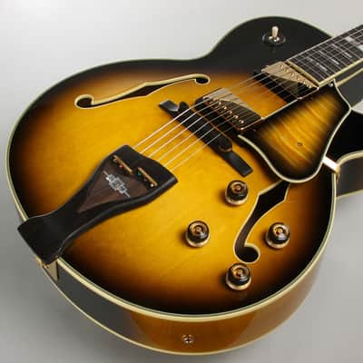 Ibanez LGB30-VYS George Benson Signature Hollow Body Guitar 6-String - Vintage Yellow Sunburst + Case MF100C image 3