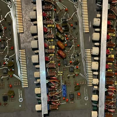 Auditronics 501 Channel Strip Preamp EQ Modules Vintage Rare Pre Equalizer as-is x4 channels image 13