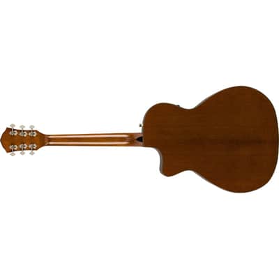 Fender FA-345CE Auditorium Cutaway Acoustic Guitar, with 2-Year Warranty, 3-Color Tea Burst image 2