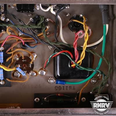 1965 Fender Princeton Reverb 12-Watt 1x12" Guitar Combo  Black Panel image 15