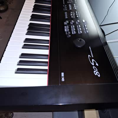 Yamaha S08 Late 90's 88-key Piano/Synth- Satin Black Beauty-Mint!