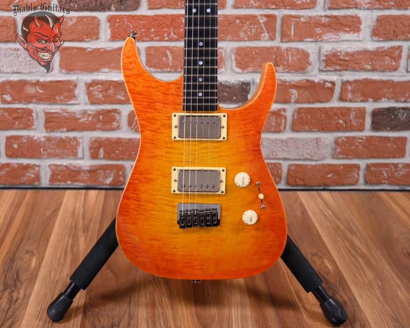 Jackson USA Custom Shop Swee-Tone Prototype #6 Washed Cherry Burst Early 2000s w Gator Hard Shell Case (video demo) image 1
