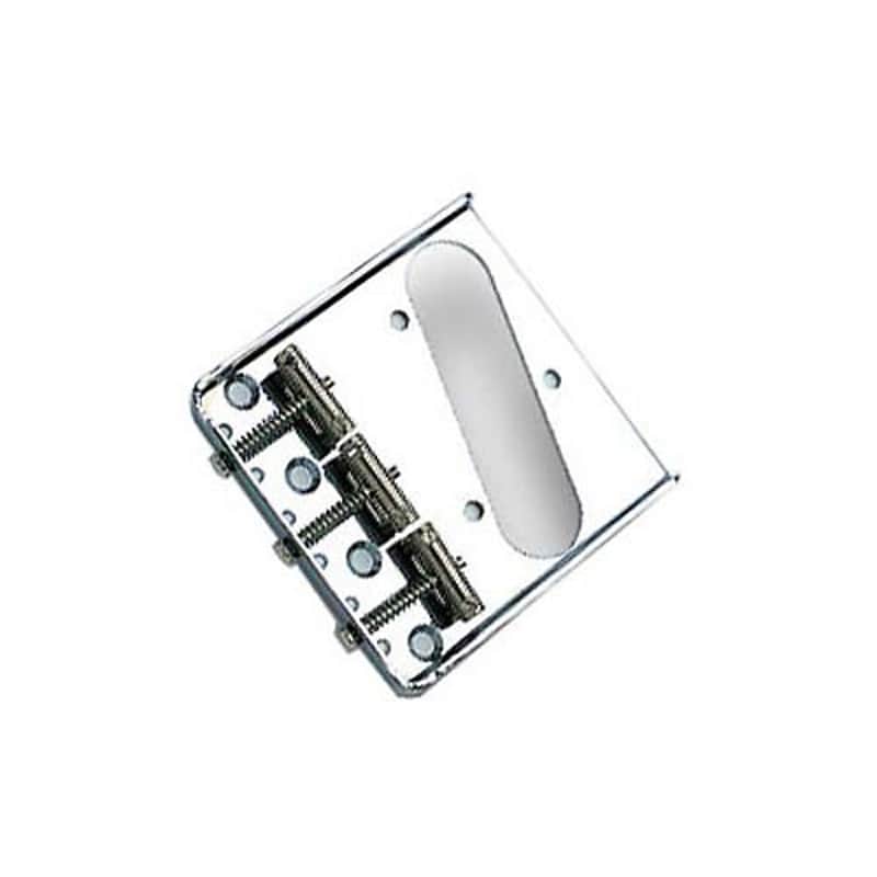WD Vintage Chrome Telecaster Bridge T20C - Chrome image 1