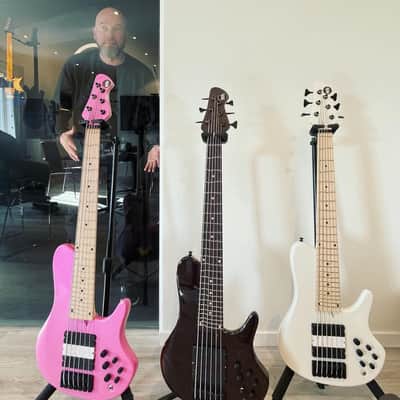 Mattisson Henrik Linder Series IV Temperament Frets Team Built 2024 - Glossy Pink 33” Scale 6 Strings 17.5mm Spacing image 4