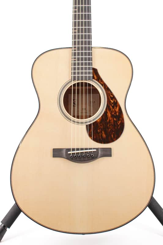 Yamaha FS9 M Adirondack & Mahogany OM Acoustic Guitar Natural image 1