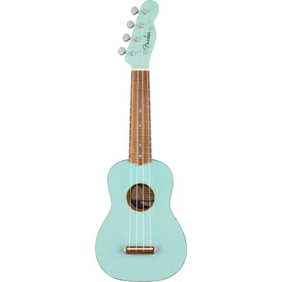Fender Venice Soprano Ukulele - Walnut Fingerboard, Daphne Blue image 4