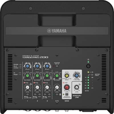 Yamaha STAGEPAS200 2-Way 130W Portable PA System With Bluetooth - 8in image 2
