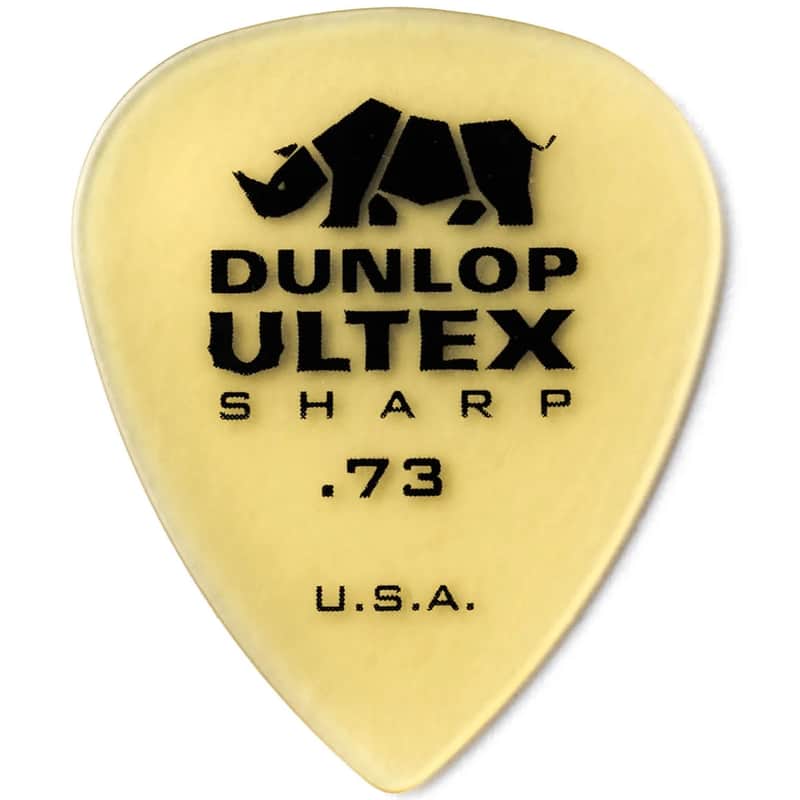 Dunlop 433P73 Ultex Sharp .73mm Guitar Picks (6-Pack) image 1