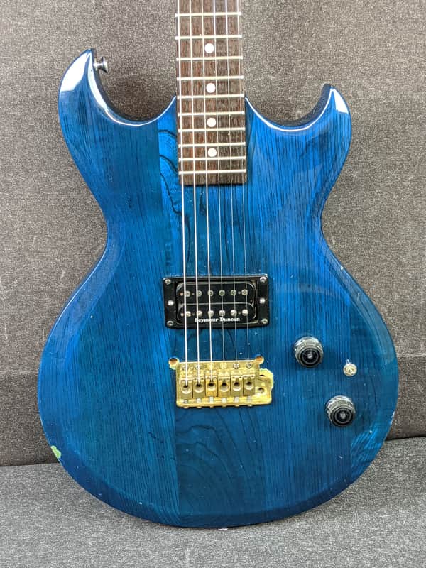 Aria Pro II Cardinal Series (CS-300?) Blue Gloss Single Pickup