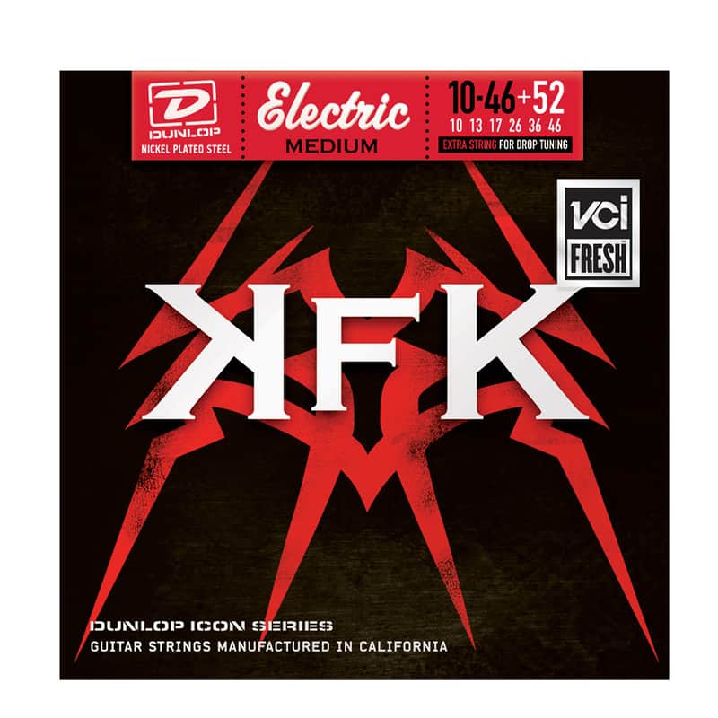 Dunlop KKN1052 Icon Series Kerry King Signature Nickel 7-String Electric Guitar Electric Guitar Strings (10-52) image 1