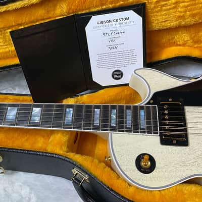 NEW! Gibson Les Paul Custom 1957 Reissue VOS - Custom Ordered in TV White - Custom Shop - 8.9 lbs - Authorized Dealer - G07100 image 11