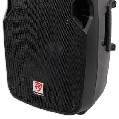(2) Rockville SPGN124 12" Passive 1200W DJ PA Speakers+Crank-Up Speaker Stands image 9