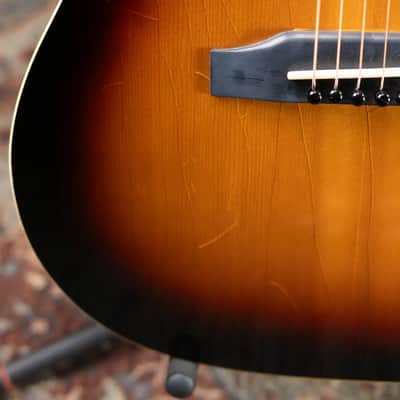Gibson Vintage 1966-1967 LG-2 Acoustic Guitar - Sunburst with Alligator Chipboard Case - Used image 19